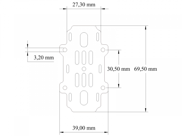 Accessory Plate middle für Rage/Rave