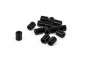 Preview: Aluminium Abstandshalter M2 x 5 mm | Female-Female | Schwarz eloxiert