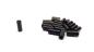Preview: Aluminium Abstandshalter M2 x 10 mm | Female-Female | Schwarz eloxiert