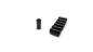 Preview: Aluminium Abstandshalter M3 x 10 mm | Female-Female | Schwarz eloxiert