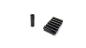 Preview: Aluminium Abstandshalter M3 x 15 mm | Female-Female | Schwarz eloxiert