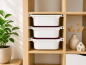 Preview: Rail system for large IKEA TROFAST storage boxes in KALLAX shelves, precision-fit PLA accessory