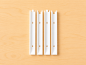 Preview: White rail system for IKEA TROFAST storage boxes in IKEA KALLAX shelves
