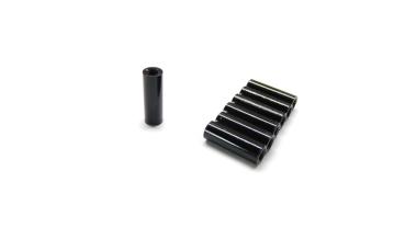 Preview: Aluminium Abstandshalter M3 x 15 mm | Female-Female | Schwarz eloxiert