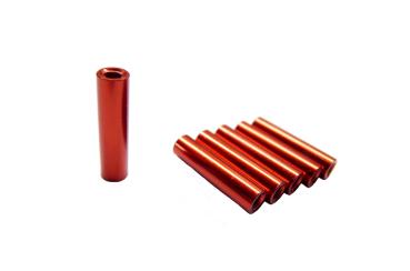 Preview: Aluminium Abstandshalter M3 x 20 mm | Female-Female | Rot eloxiert
