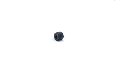 Nylon Abstandshalter M3 x 5 mm | Innengewinde beidseitig | Ø 6 mm | PA6 Schwarz