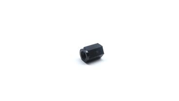 Nylon Abstandshalter M3 x 8 mm | Innengewinde beidseitig | Ø 6 mm | PA6 Schwarz