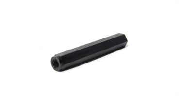 Nylon Abstandshalter M3 x 35 mm | Innengewinde beidseitig | Ø 6 mm | PA6 Schwarz