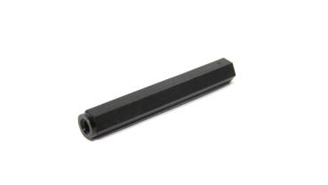 Nylon Abstandshalter M3 x 40 mm | Innengewinde beidseitig | Ø 6 mm | PA6 Schwarz