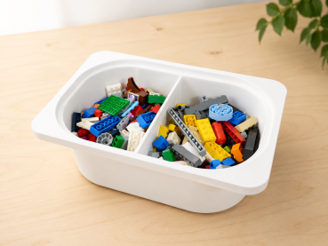 Organizer für IKEA TROFAST Box 30×20×10 cm mit 2 Fächern