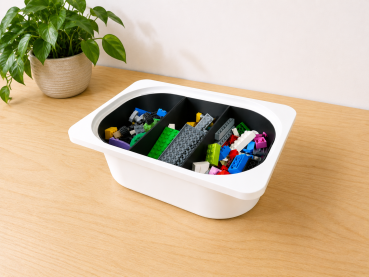 Organizer für IKEA TROFAST Box 30×20×10 cm mit 3 Fächern