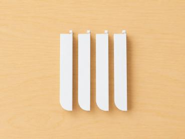 Black rail system for IKEA TROFAST storageWhite rail system for IKEA TROFAST storage boxes in IKEA KALLAX shelves-2