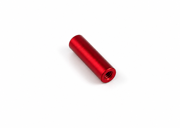 Aluminium Abstandshalter M2 x 15 mm | Female-Female | Rot eloxiert