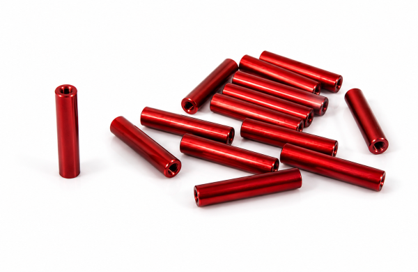 Aluminum Standoff Spacer M2 x 20 mm | Female-Female | Red Anodized