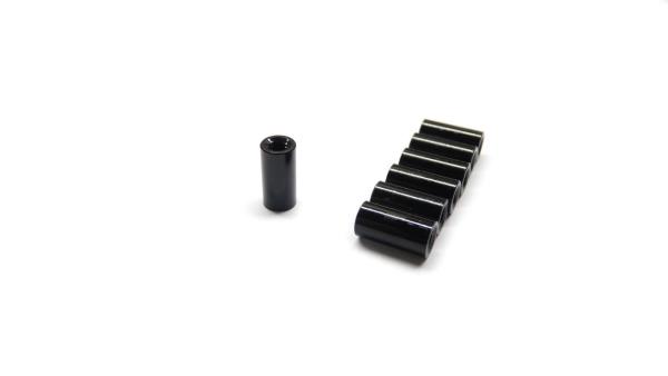 Aluminium Abstandshalter M3 x 10 mm | Female-Female | Schwarz eloxiert