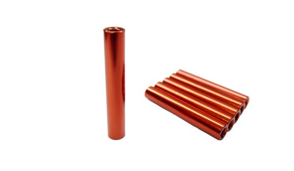 Aluminium Abstandshalter M3 x 30 mm | Female-Female | Rot eloxiert