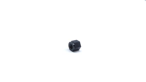Nylon Abstandshalter M3 x 5 mm | Innengewinde beidseitig | Ø 6 mm | PA6 Schwarz